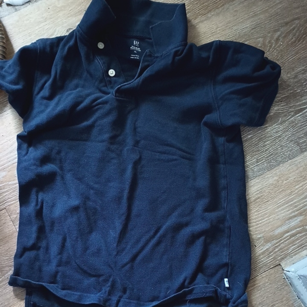 GAP Navy Polo Shirt Classic Design Short Sleeves